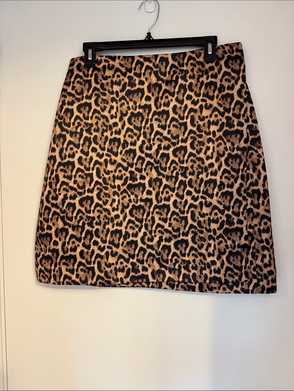 NWT: J.Crew Collection Leopard Print A-Line Mini Skirt - Tan and Black